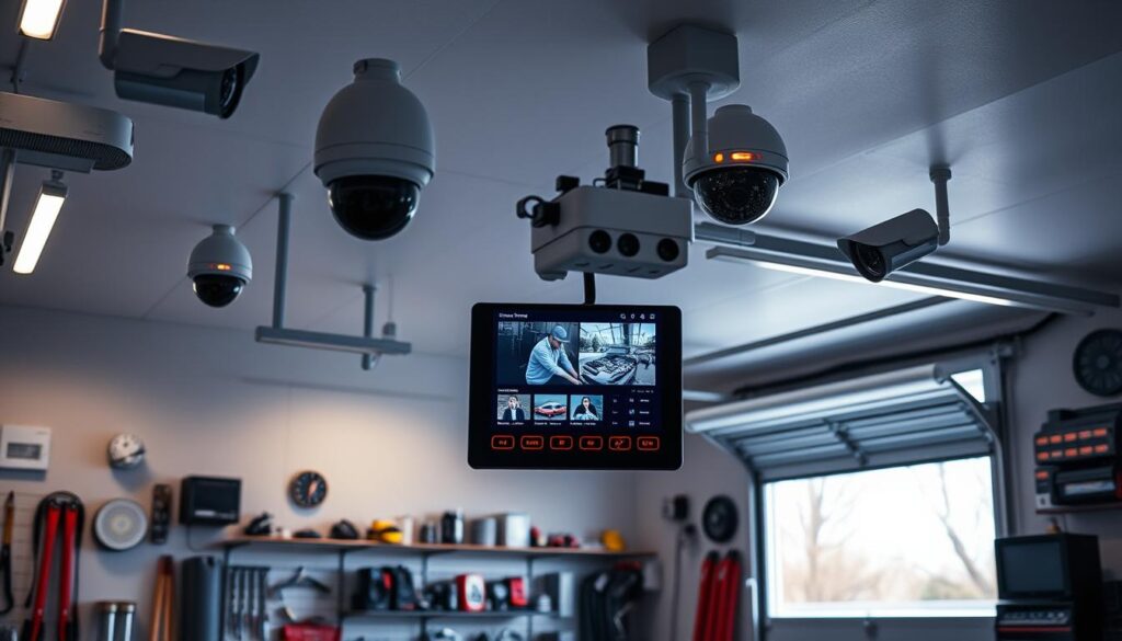 Secure Garage Monitoring System